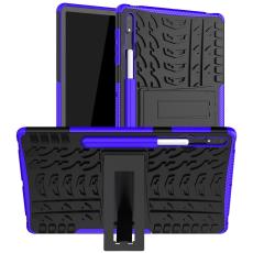  Samsung Galaxy Tab S7 Plus / Tab S8 Plus Skal Rugged Kickstand Armor Lila