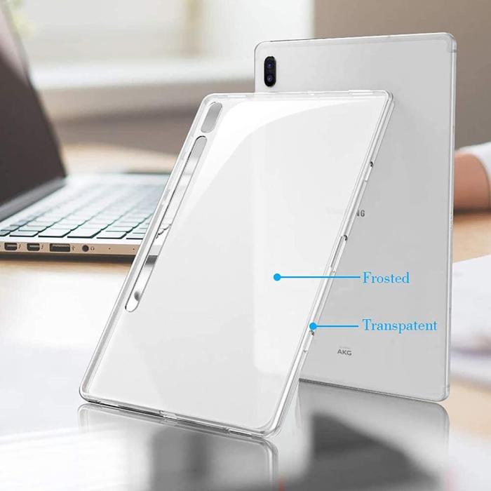 Bild 5,  Samsung Galaxy Tab S7 Plus / Tab S8 Plus Transparent TPU Skal