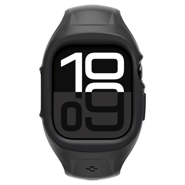 Bild 2, Spigen Spigen Apple Watch 11 / 10 46 mm Skal/Armband Liquid Air Matt Svart