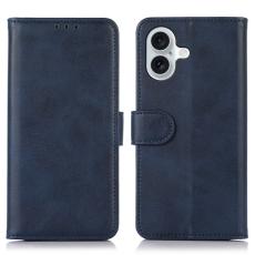  iPhone 16 Fodral L&auml;der Bl&aring;