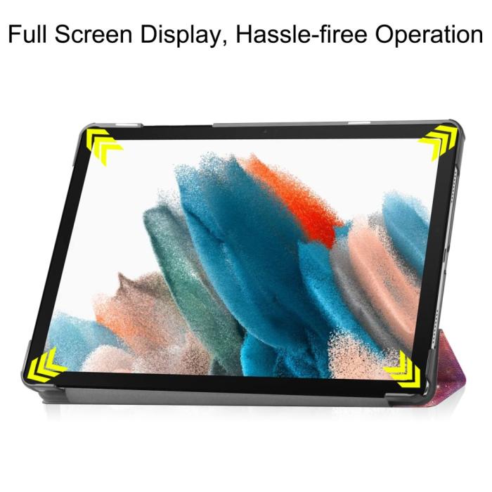 Bild 4,  Samsung Galaxy Tab A9 Plus Fodral Tri-Fold Cosmic Space