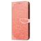  iPhone 15 Plus Fodral Läder Med Tryck Orange