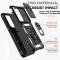  Samsung Galaxy S25 Skal Hybrid Ring CamShield Svart