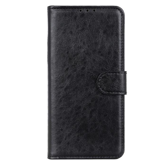 Bild 6,  Samsung Galaxy S23 Plus Fodral Crazy Horse Läder Svart