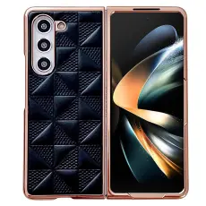  Galaxy Z Fold 6 Skal L&auml;der Svart