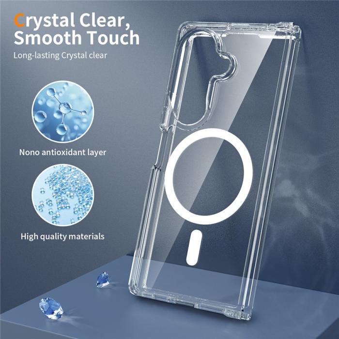 Bild 4,  Samsung Galaxy Z Fold 8 Ultra Skal MagSafe TPU Transparent