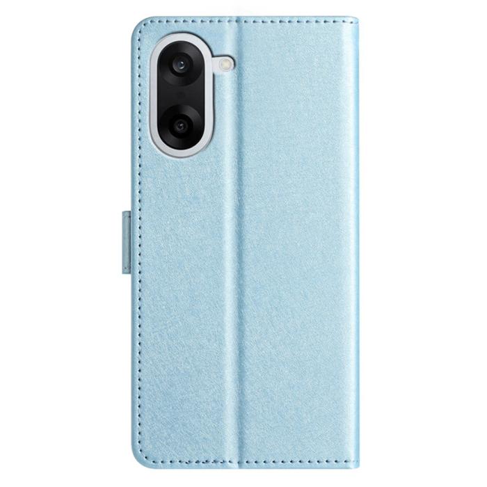 Bild 2,  OnePlus Nord CE5 Fodral Läder Ljus Blå