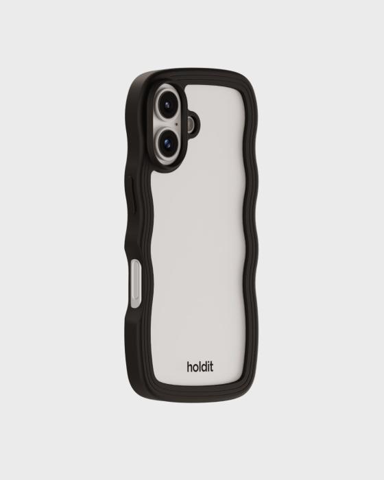 Bild 3, holdit holdit iPhone 16 Skal Wavy Svart/Transparent