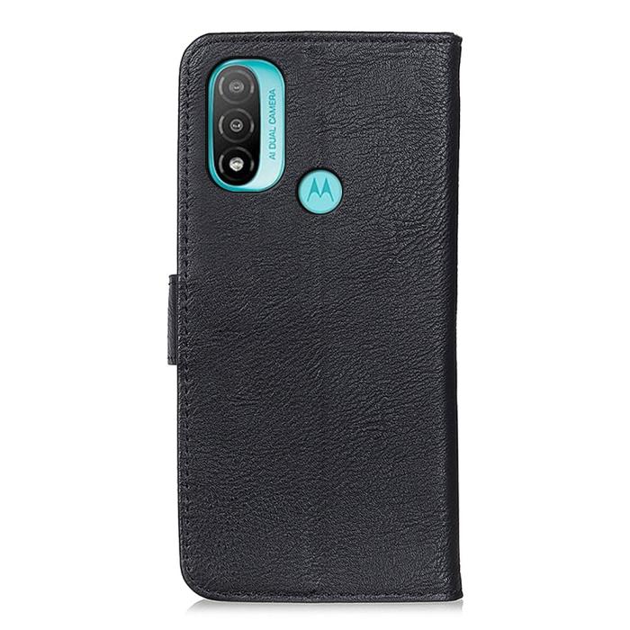 Bild 3, KHAZNEH KHAZNEH Motorola Moto E20 / E40 Fodral Läder Svart