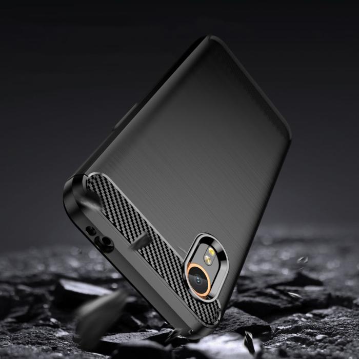 Bild 4, Tech-Protect Tech-Protect Samsung Galaxy Xcover 7 Skal TPU Carbon Svart