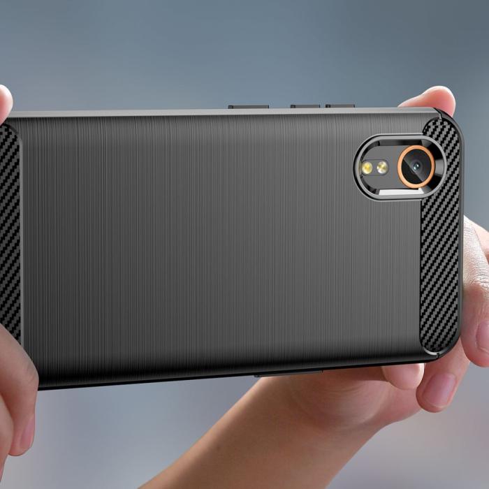 Bild 6, Tech-Protect Tech-Protect Samsung Galaxy Xcover 7 Skal TPU Carbon Svart