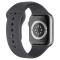 ColorPop Apple Watch 42/44/45/46/49 mm Silikon Armband (M/L) Mörk Grå