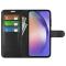  Samsung Galaxy A55 5G Fodral Litchi Läder Svart