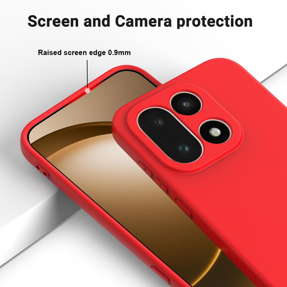  OnePlus 15 Skal Liquid Silikon Röd