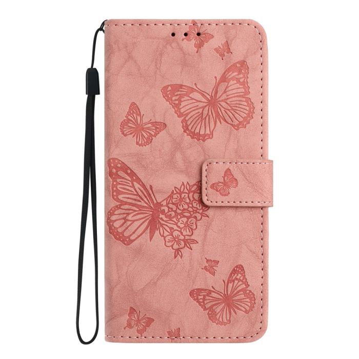 Bild 5,  Samsung Galaxy S26 Fodral Fjäril Tryck Rosa