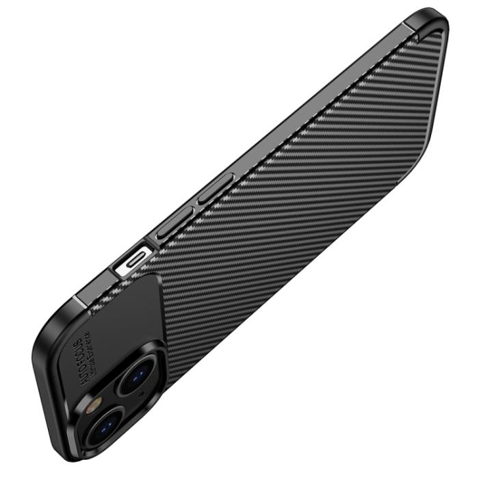 Bild 4,  iPhone 14 Pro Max Skal Kolfiber Textur Svart