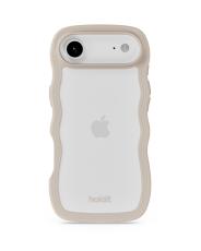 holdit holdit iPhone Air Mobilskal Wavy Light Beige/Transparent