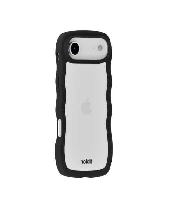 Bild 3, holdit holdit iPhone Air Mobilskal Wavy Black/Transparent