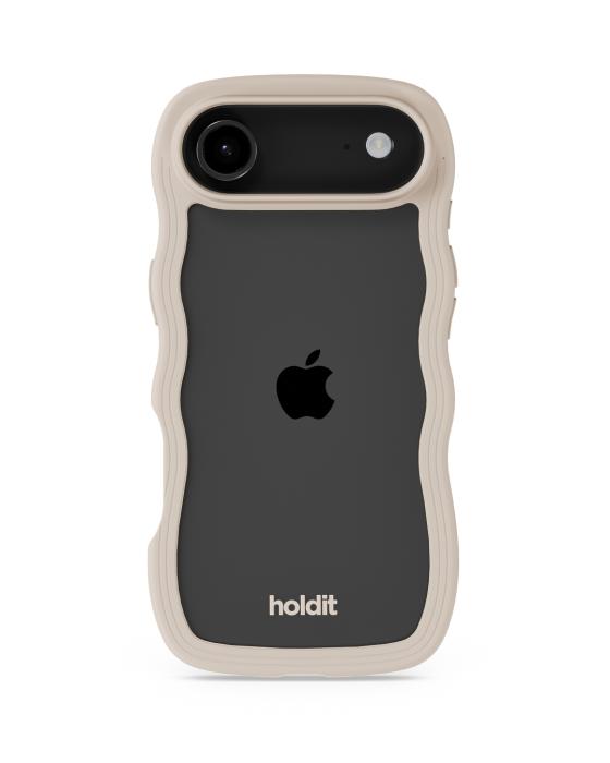 Bild 2, holdit holdit iPhone Air Mobilskal Wavy Light Beige/Transparent