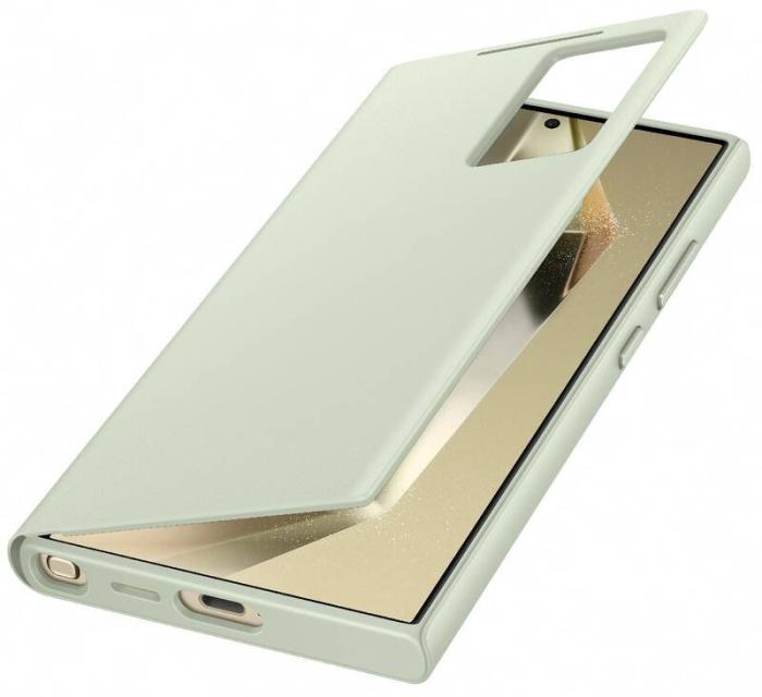 Bild 5, Samsung Samsung Galaxy S24 Ultra Fodral Smart Clear View Light Green