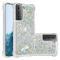  Samsung Galaxy S21 Plus - Shockproof Quicksand Skal - Silver