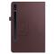  Samsung Galaxy Tab S7 Plus / Tab S8 Plus Litchi Läder Fodral Brun