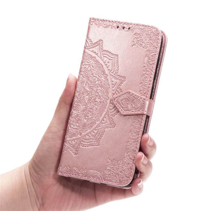 Bild 3,  Samsung Galaxy S20 Plus - Mandala Plånboksfodral - Roséguld