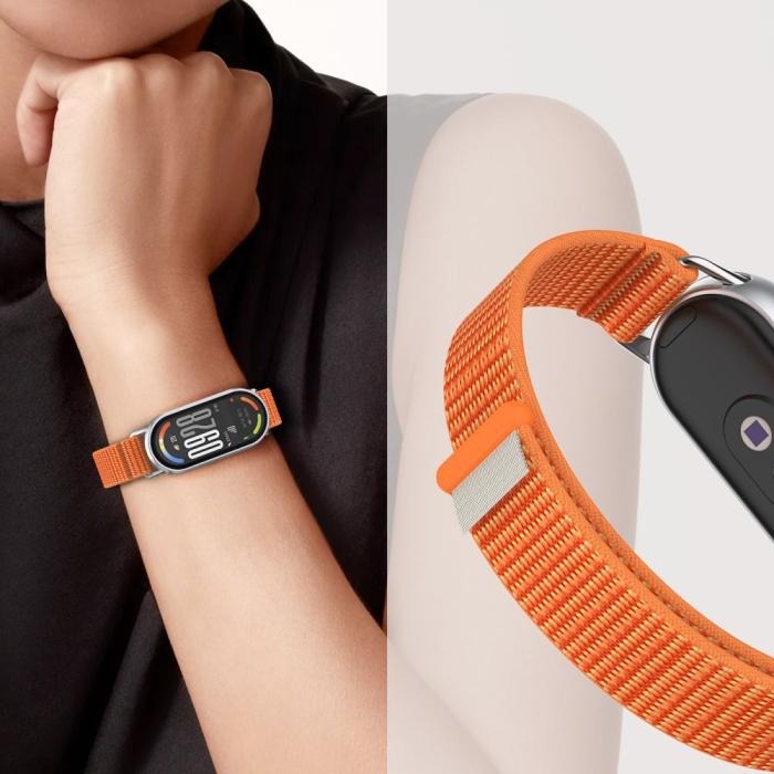 Bild 3, Tech-Protect Tech-Protect Xiaomi Smart Band 10/9/8 Armband Nylon Stripe