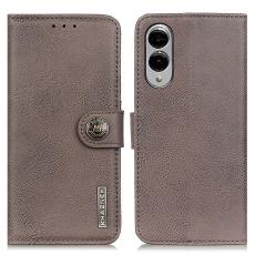 KHAZNEH KHAZNEH Samsung Galaxy S25 Edge Fodral L&auml;der Khaki