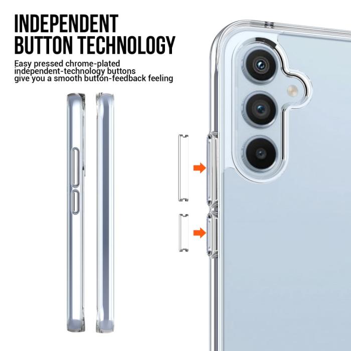 Bild 5,  Samsung Galaxy A54 5G Skal Shockproof Hybrid Transparent