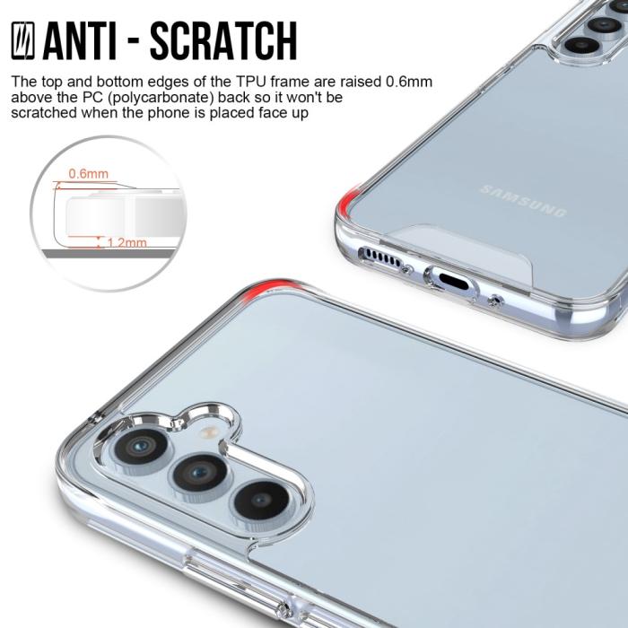 Bild 6,  Samsung Galaxy A54 5G Skal Shockproof Hybrid Transparent