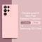IMAK IMAK Samsung Galaxy S22 Ultra Skal Skin Touch TPU Ljus Rosa