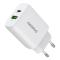 AMORUS Amorus 30W GaN PD QC USB-C / USB-A Väggladdare Vit