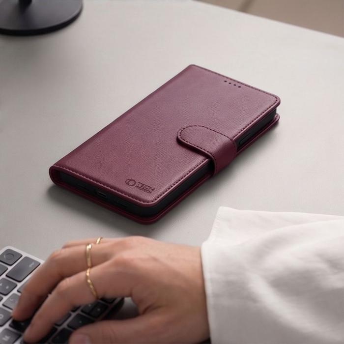 Bild 6, Tech-Protect Tech-Protect Galaxy A26 5G / A17 Fodral Läder Mulberry