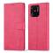 LC.IMEEKE LC.IMEEKE Xiaomi Redmi 10C Fodral Läder Röd/Rosa