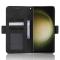  Galaxy S23 Ultra Fodral Med Avtagbart Kortfodral Svart