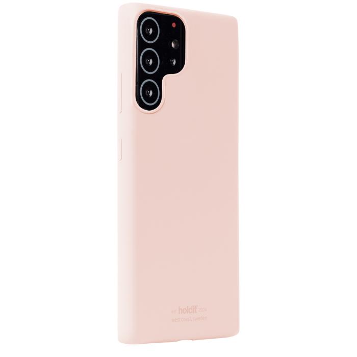 Bild 2, holdit holdit Samsung Galaxy S22 Ultra Mobilskal Silikon Blush Pink