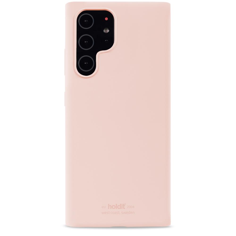 holdit holdit Samsung Galaxy S22 Ultra Mobilskal Silikon Blush Pink