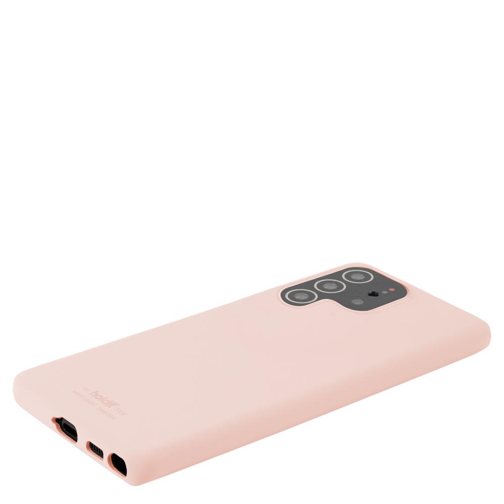 holdit holdit Samsung Galaxy S22 Ultra Mobilskal Silikon Blush Pink