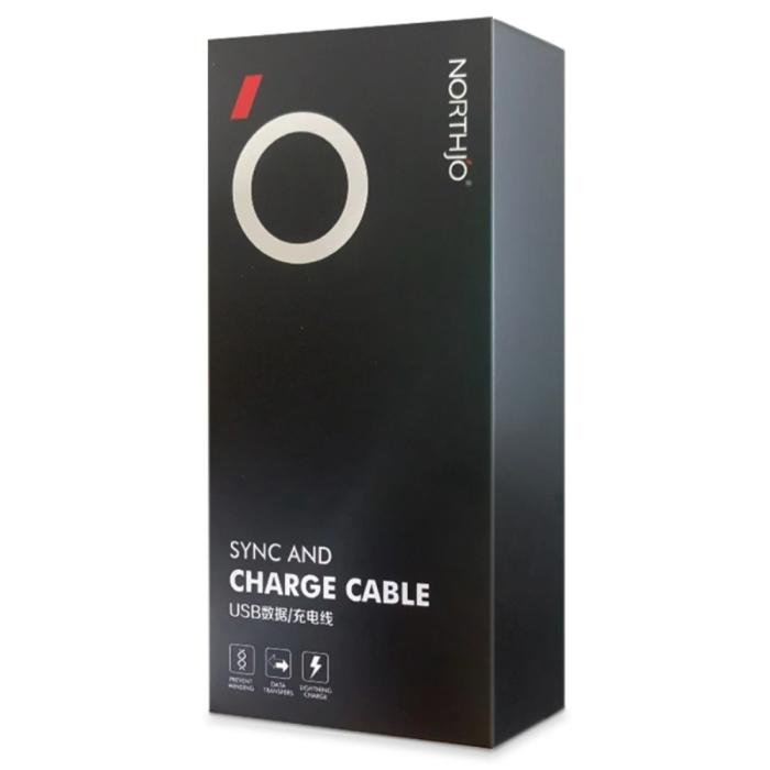 Bild 6, NORTHJO NORTHJO 1m 60W PD USB-C - USB-C Snabbladdnings Kabel Vit