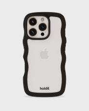 holdit holdit iPhone 16 Pro Skal Wavy Svart/Transparent