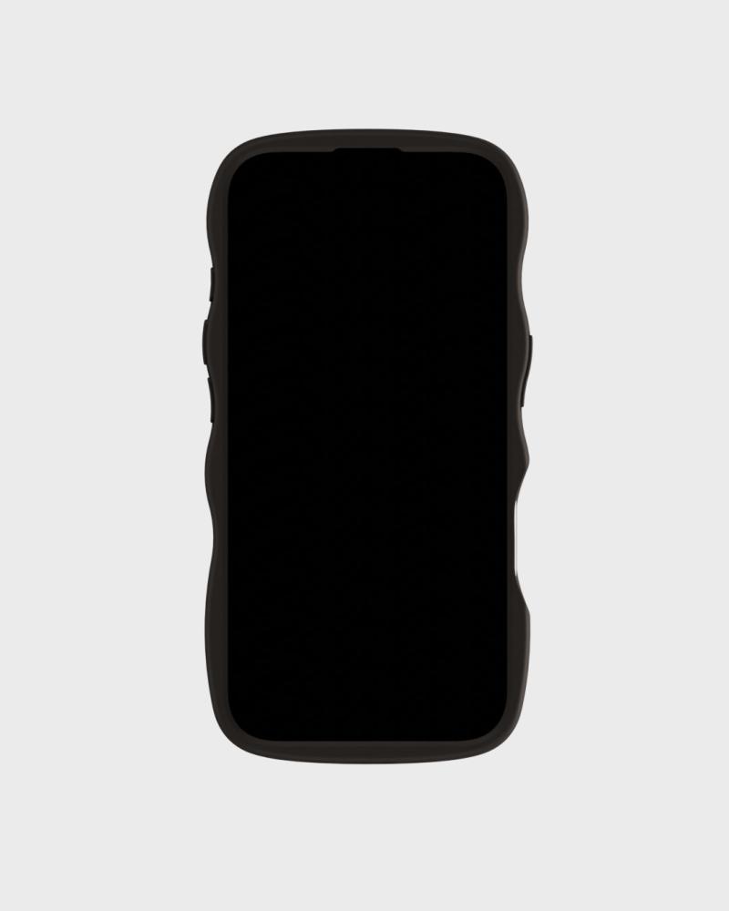 holdit holdit iPhone 16 Skal Wavy Svart/Transparent
