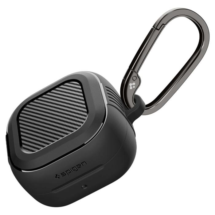 Bild 4, Spigen Spigen Galaxy Buds 4 / 4 Pro Skal Rugged Armor Matt Svart
