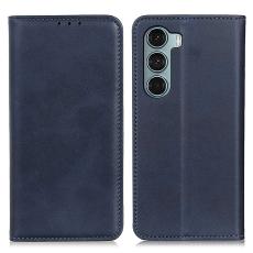  Motorola Moto G200 Fodral Flip L&auml;der Bl&aring;