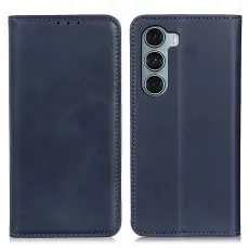  Motorola Moto G200 Fodral Flip L&auml;der Bl&aring;