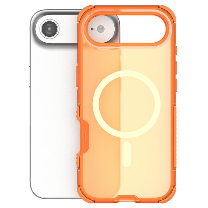 Bild 3,  iPhone Air Skal MagSafe Shockproof Hybrid Orange