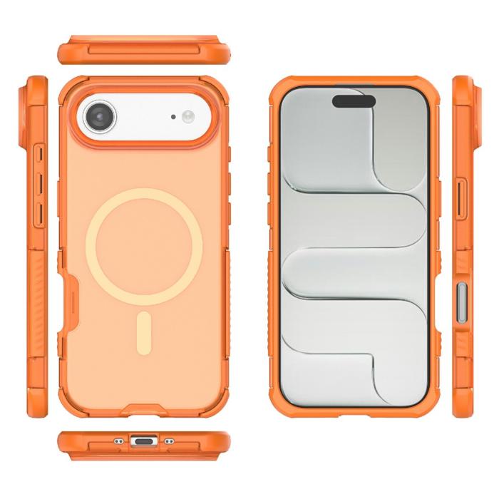 Bild 5,  iPhone Air Skal MagSafe Shockproof Hybrid Orange