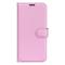  Xiaomi 14 Ultra Fodral Litchi Läder Ljus Rosa