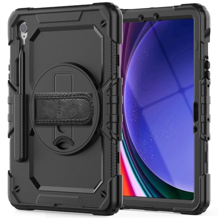Bild 2, Tech-Protect Tech-Protect Galaxy Tab S9 FE Skal Solid360 Svart