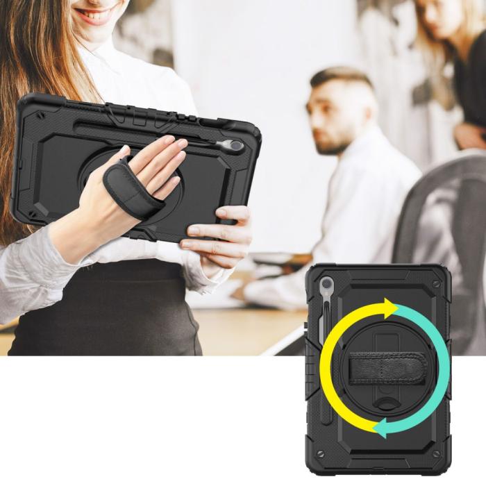 Bild 3, Tech-Protect Tech-Protect Galaxy Tab S9 FE Skal Solid360 Svart